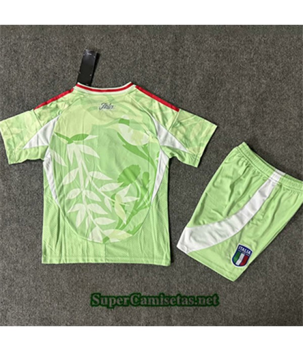 Tailandia Equipacion Camiseta Italia Niño Verde 2025 2026