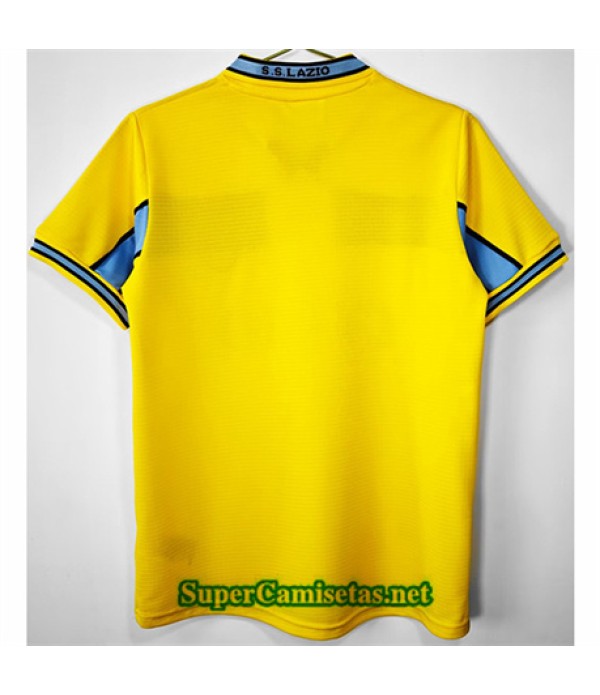 Tailandia Equipacion Camiseta Lazio Amarillo Hombre 1998 992