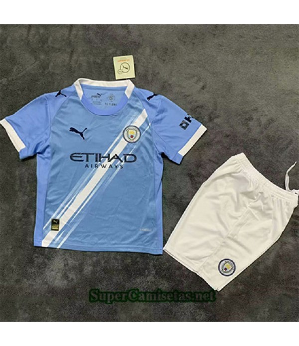 Tailandia Equipacion Camiseta Manchester City Niñ...