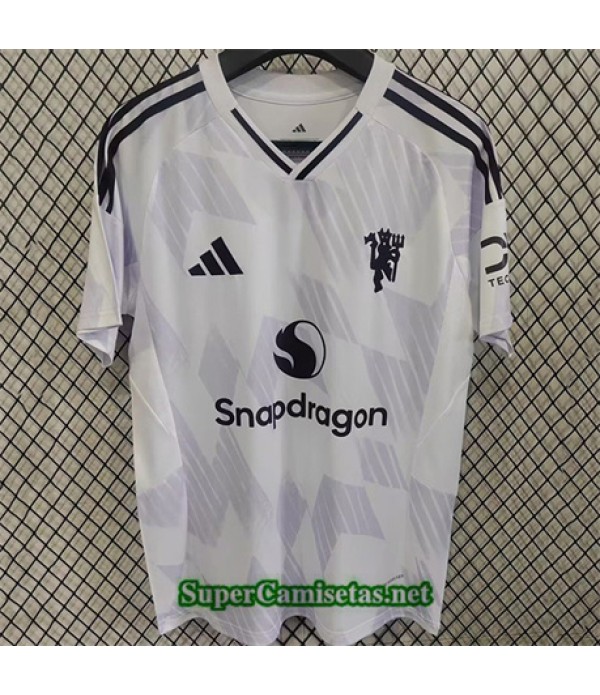 Tailandia Equipacion Camiseta Manchester United Bl...