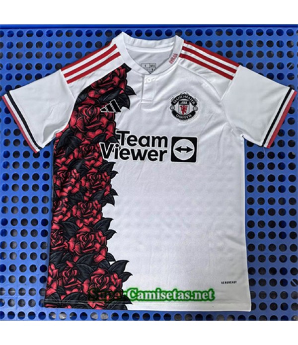 Tailandia Equipacion Camiseta Manchester United Especial Rojo/blanco 2025 2026