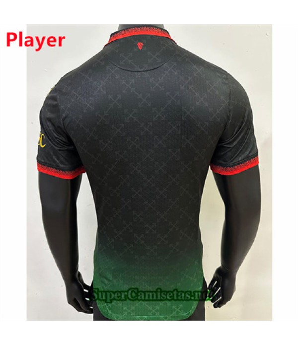 Tailandia Equipacion Camiseta Player Ac Milan Co Branded Negro 2024 2025