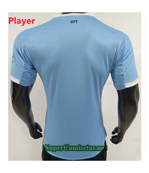 Tailandia Equipacion Camiseta Player Manchester City Azul 2025 2026