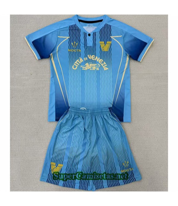 Tailandia Equipacion Camiseta Venecia Niño Azul 2...