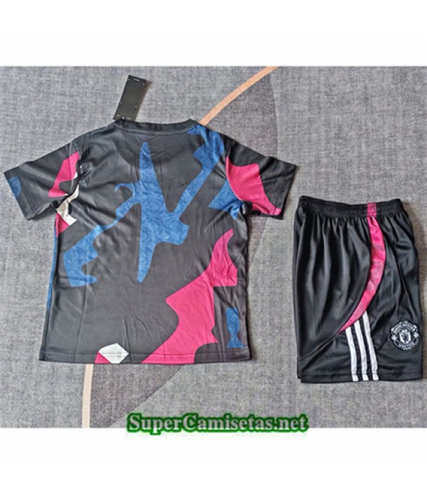 Tailandia Manchester United Niño Training Negro 2024 2025