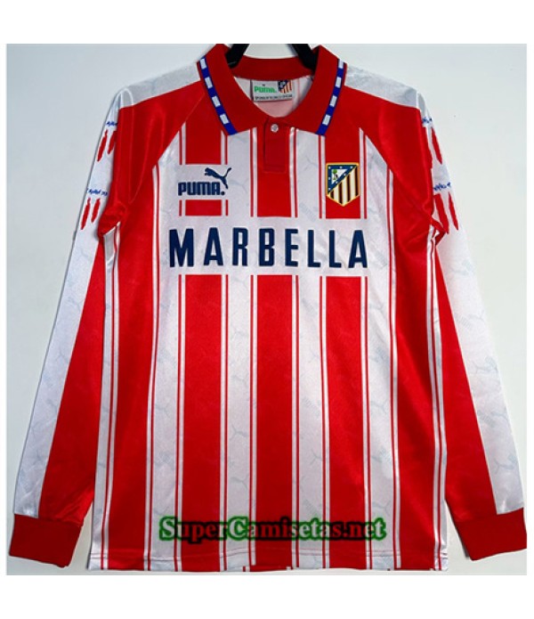 Tailandia Primera Equipacion Camiseta Atletico De Madrid Manga Larga Hombre 1994 958