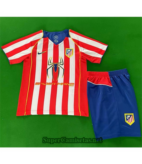 Tailandia Primera Equipacion Camiseta Atletico De Madrid Niño Hombre 2004 055