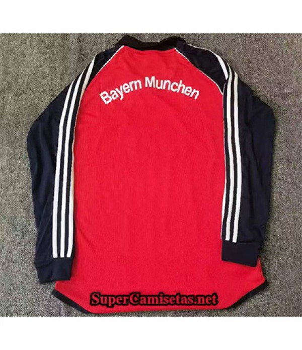 Tailandia Primera Equipacion Camiseta Bayern Munich Manga Larga Hombre 2001 025
