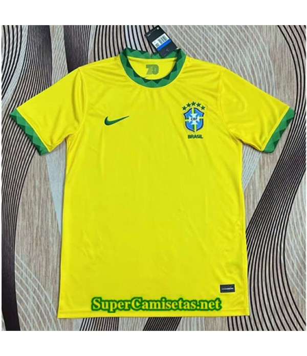 Tailandia Primera Equipacion Camiseta Brasil Hombre 20209