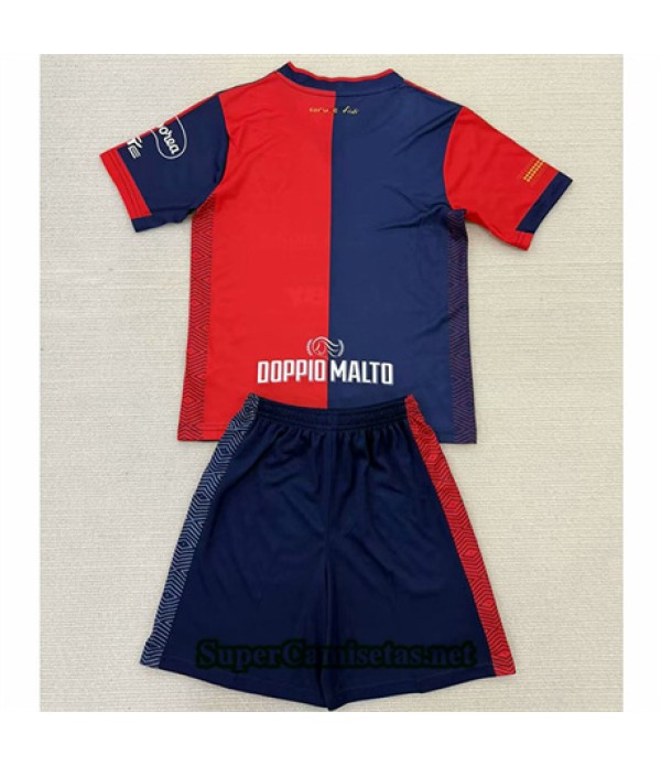 Tailandia Primera Equipacion Camiseta Cagliari Calcio Niño 2024 2025