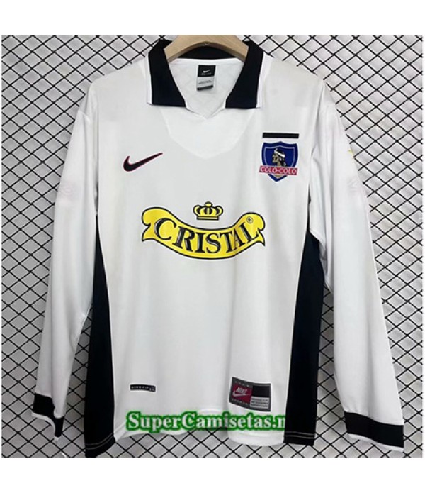 Tailandia Primera Equipacion Camiseta Colo Colo Manga Larga Hombre 1997 983