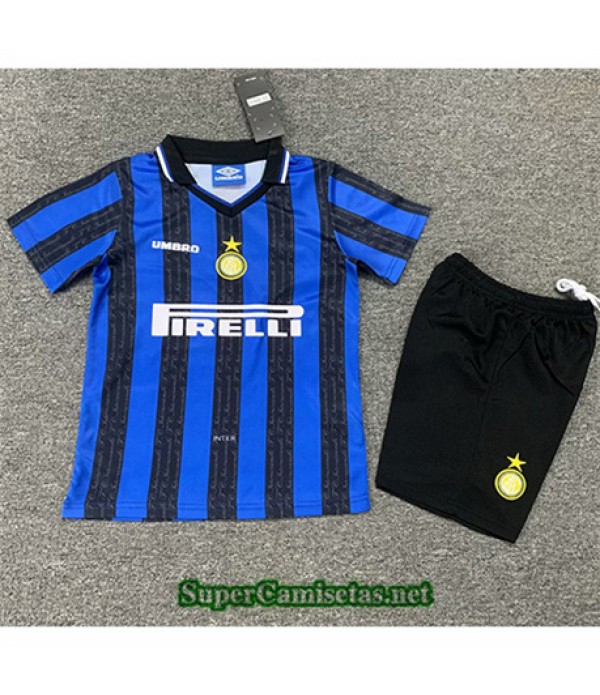 Tailandia Primera Equipacion Camiseta Inter Milan Niño Hombre 1997 989