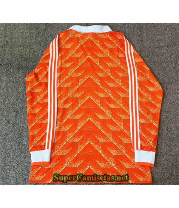 Tailandia Primera Equipacion Camiseta Países Bajos Manga Larga Hombre 19888