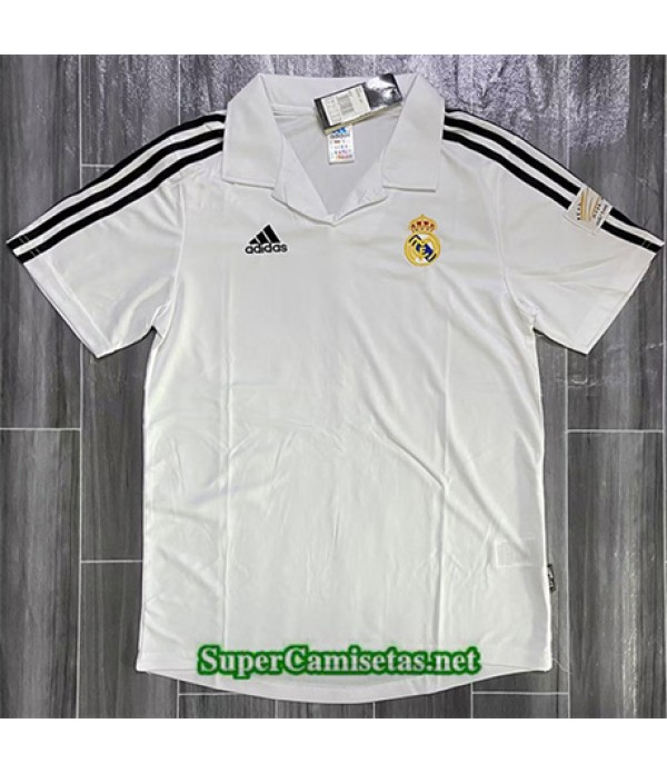 Tailandia Primera Equipacion Camiseta Real Madrid Liga De Campeones Hombre 2001 021