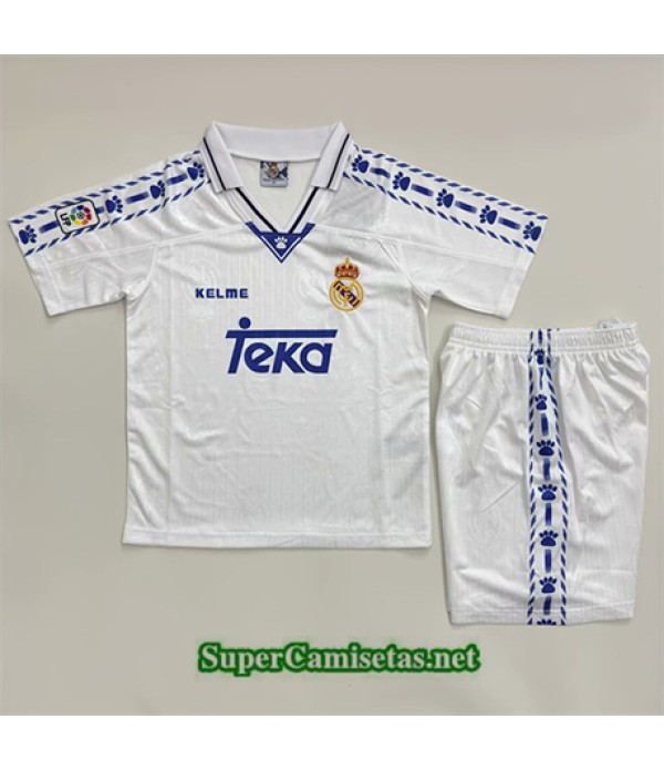 Tailandia Primera Equipacion Camiseta Real Madrid Niño Hombre 1996 973