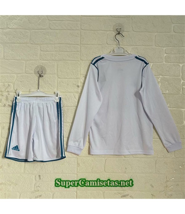 Tailandia Primera Equipacion Camiseta Real Madrid Niño Manga Larga Hombre 2017 187