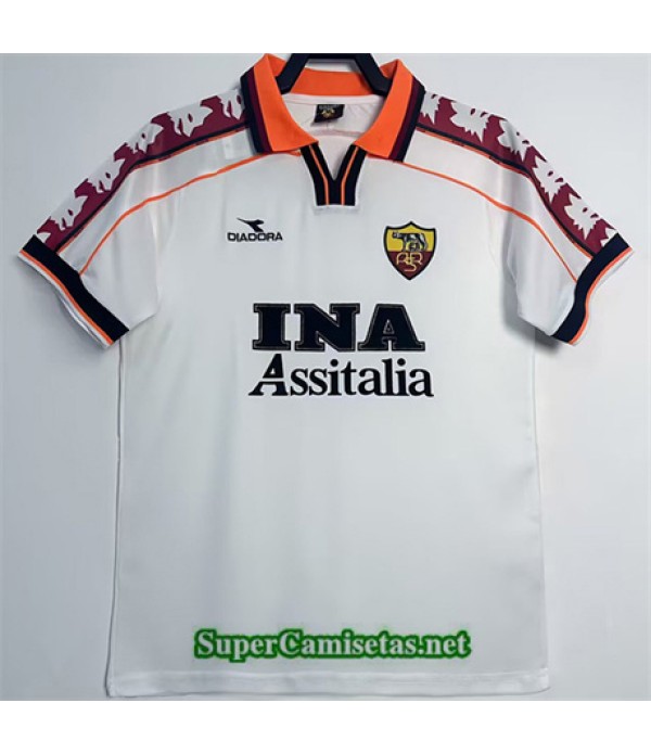 Tailandia Segunda Equipacion Camiseta As Roma Hombre 1998 997