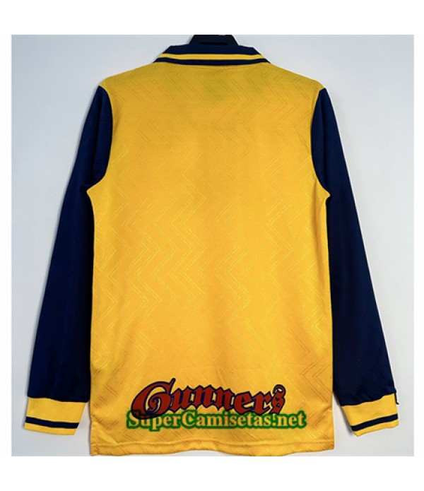 Tailandia Segunda Equipacion Camiseta Arsenal Manga Larga Hombre 1996 973