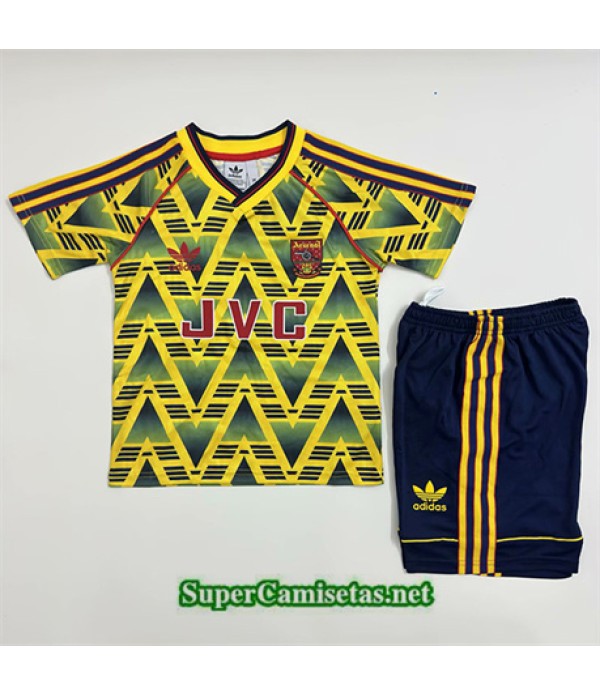 Tailandia Segunda Equipacion Camiseta Arsenal Niño Hombre 1991 932