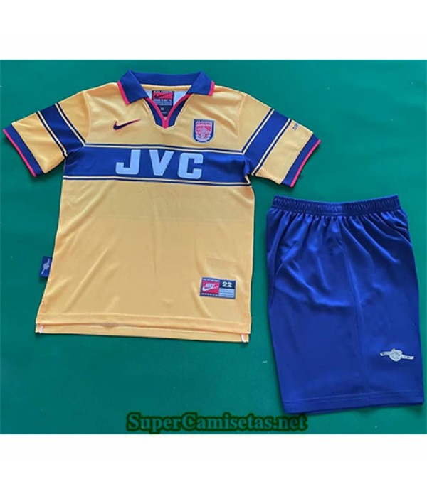 Tailandia Segunda Equipacion Camiseta Arsenal Niño Hombre 1995 975