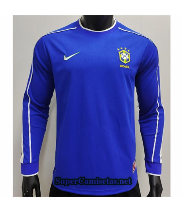 Tailandia Segunda Equipacion Camiseta Brasil Manga...