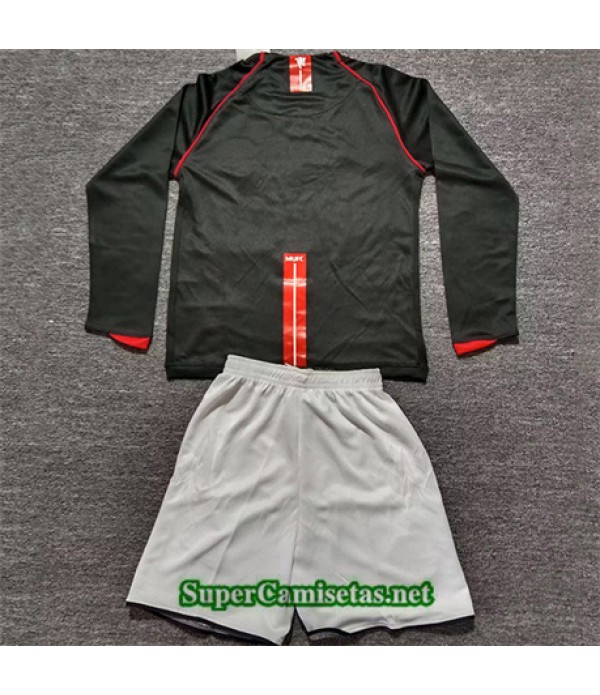 Tailandia Segunda Equipacion Camiseta Manchester United Niño Manga Larga Hombre 2007 087