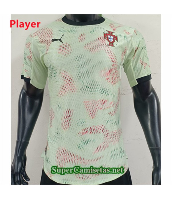 Tailandia Segunda Equipacion Camiseta Player Portugal Mujer 2025 2026