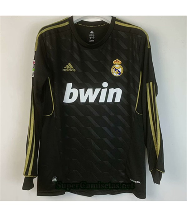 Tailandia Segunda Equipacion Camiseta Real Madrid Manga Larga Hombre 2011 121