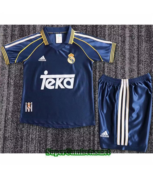 Tailandia Segunda Equipacion Camiseta Real Madrid Niño Hombre 1998 000