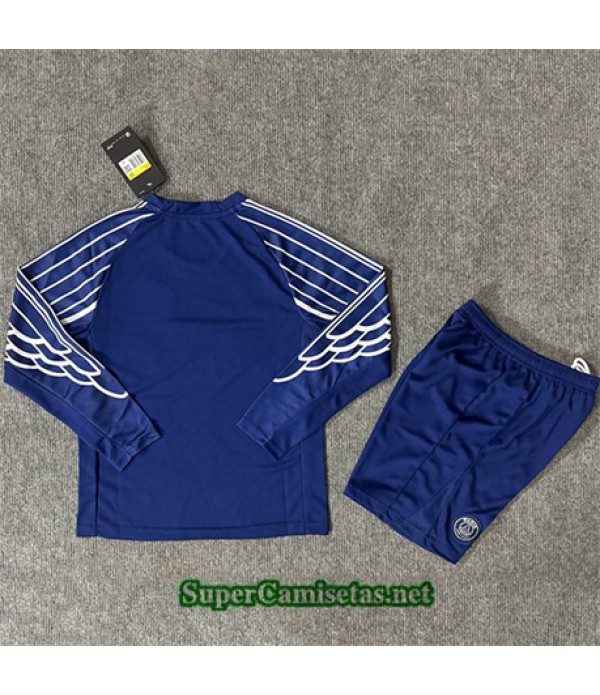 Tailandia Tercera Equipacion Camiseta Psg Niño Manga Larga 2024 2025