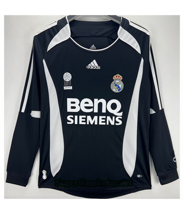 Tailandia Tercera Equipacion Camiseta Real Madrid Manga Larga Hombre 2006 077