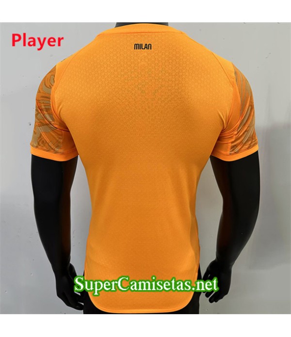 Tailandia Equipacion Camiseta Ac Milan Player Especial Naranja 2025 2026