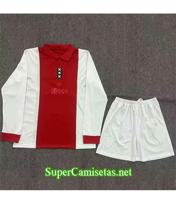 Tailandia Equipacion Camiseta Ajax Niño 120 Aniversario Manga Larga 2025 2026