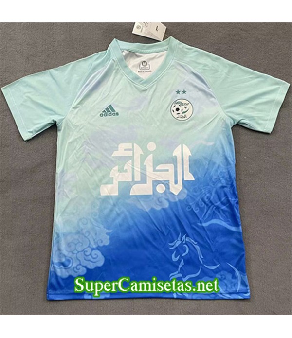 Tailandia Equipacion Camiseta Argelia Training Azul/verde 2025 2026