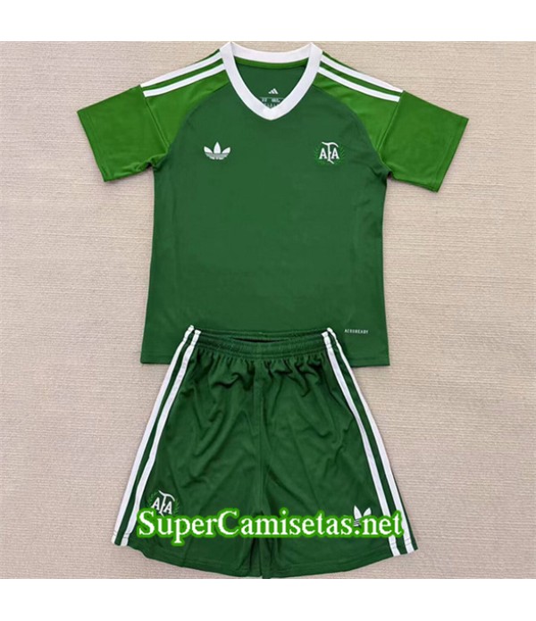 Tailandia Equipacion Camiseta Argentina Enfant Portero Verde 2025 2026