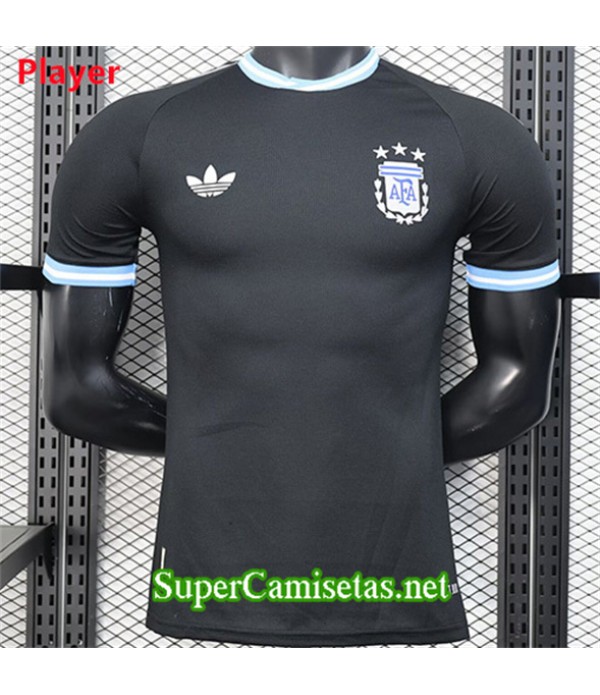 Tailandia Equipacion Camiseta Argentina Player Negro 2025 2026