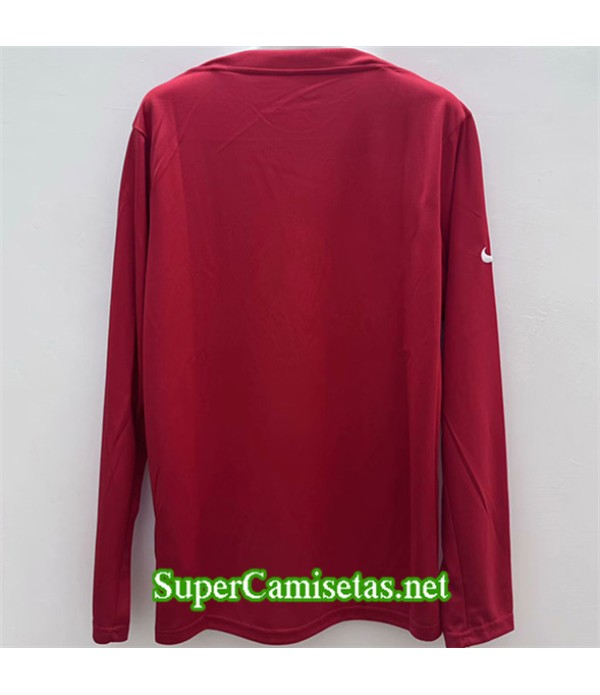 Tailandia Equipacion Camiseta Atletico De Madrid Manga Larga Rojo 2025 2026