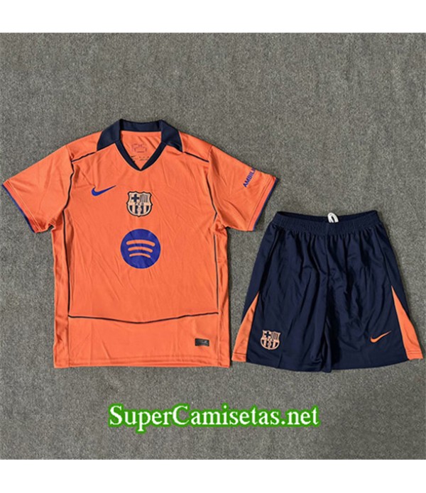 Tailandia Equipacion Camiseta Barcelona Enfant Naranja 2025 2026