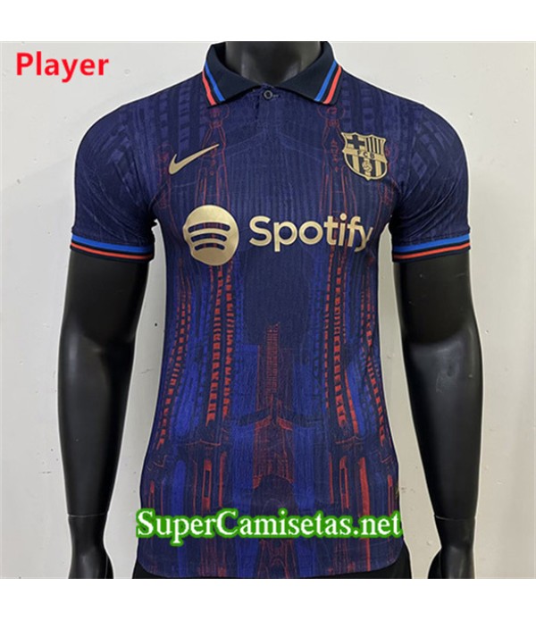 Tailandia Equipacion Camiseta Barcelona Player Especial 2 Azul 2025 2026