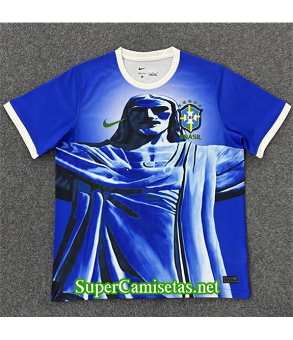 Tailandia Equipacion Camiseta Brasil Azul 2025 2026