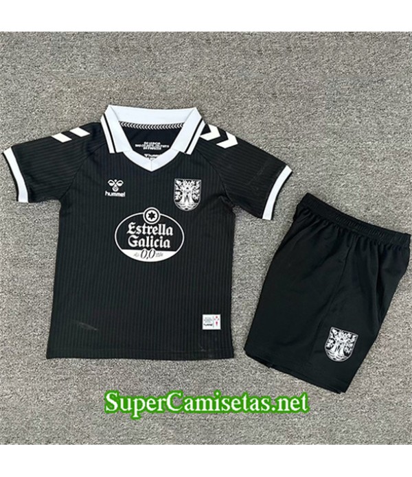 Tailandia Equipacion Camiseta Celta De Vigo Enfant Edición Del Centenario Negro 2025 2026
