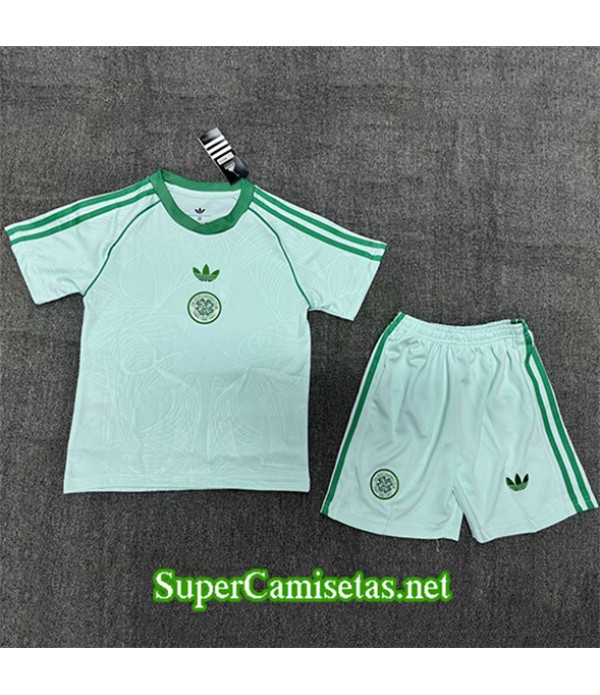 Tailandia Equipacion Camiseta Celtic Fc Niño Verde 2025 2026