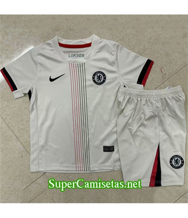Tailandia Equipacion Camiseta Chelsea Niño Blanco 2025 2026