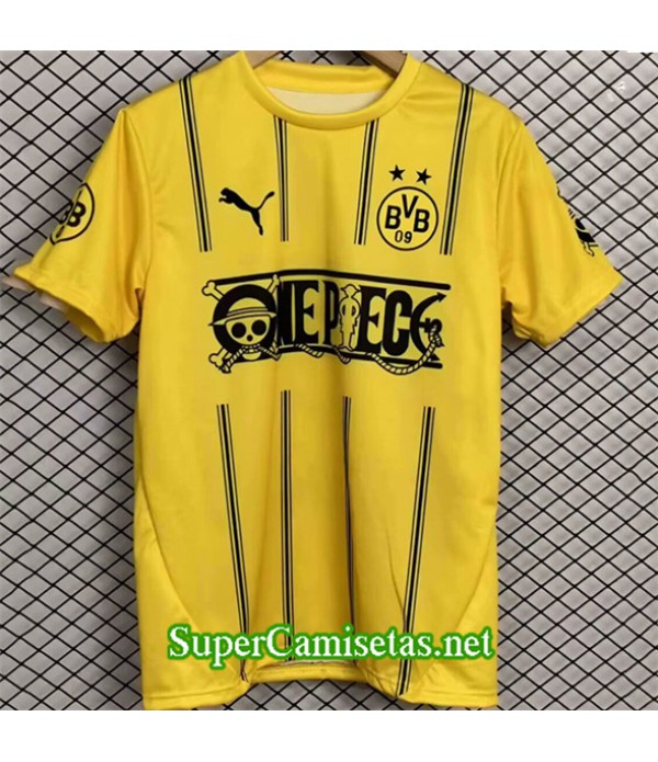 Tailandia Equipacion Camiseta Dortmund One Piece Edición Conjunta 2025 2026
