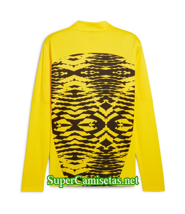 Tailandia Equipacion Camiseta Dortmund Pre Match Manga Larga Amarillo 2025 2026