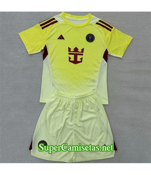 Tailandia Equipacion Camiseta Inter Miami Niño Portero Amarillo 2025 2026