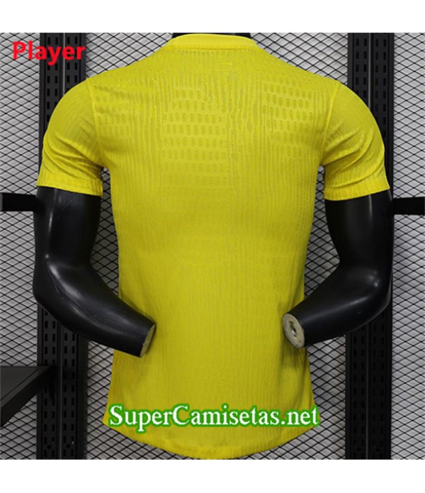 Tailandia Equipacion Camiseta Jeddah United Player Amarillo 2025 2026