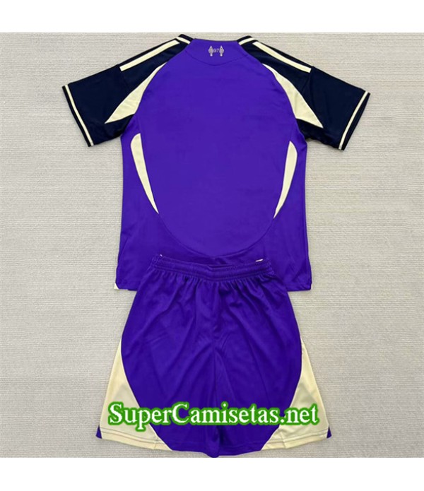 Tailandia Equipacion Camiseta Liverpool Enfant Púrpura 2025 2026