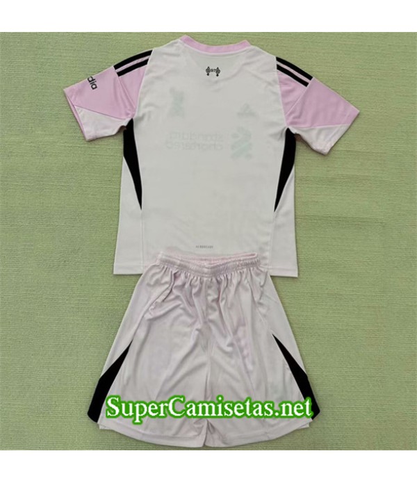 Tailandia Equipacion Camiseta Liverpool Niño Portero Rosa 2025 2026