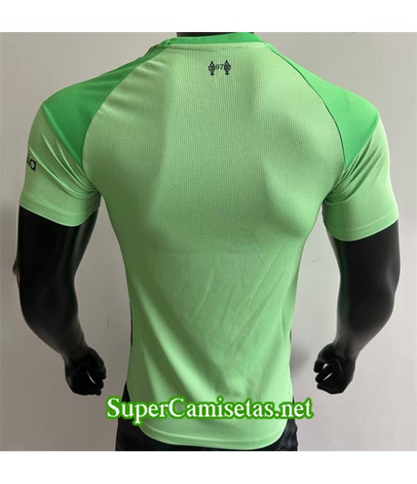 Tailandia Equipacion Camiseta Liverpool Player Portero Verde 2025 2026